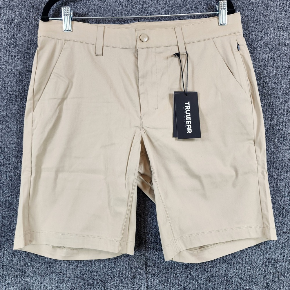 Truwear Prodigy Professional Men's Golf Chino Performance Shorts 34 NWT